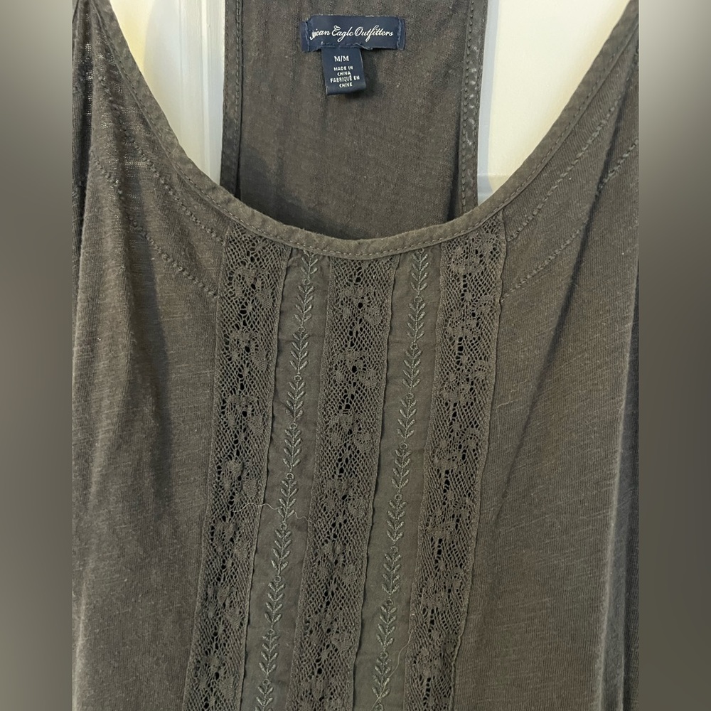 Grey American Eagle Racerback Tank - Picture 5 of 6